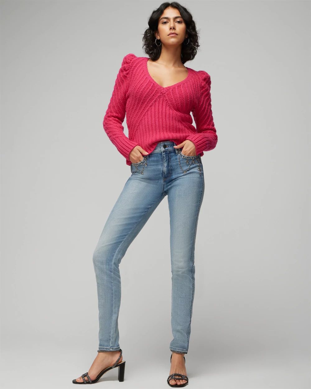 White house black top market skinny jeans